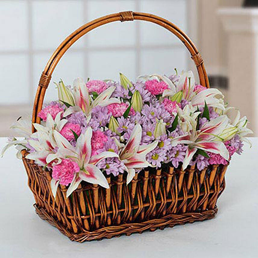 Attractive Flowers Basket