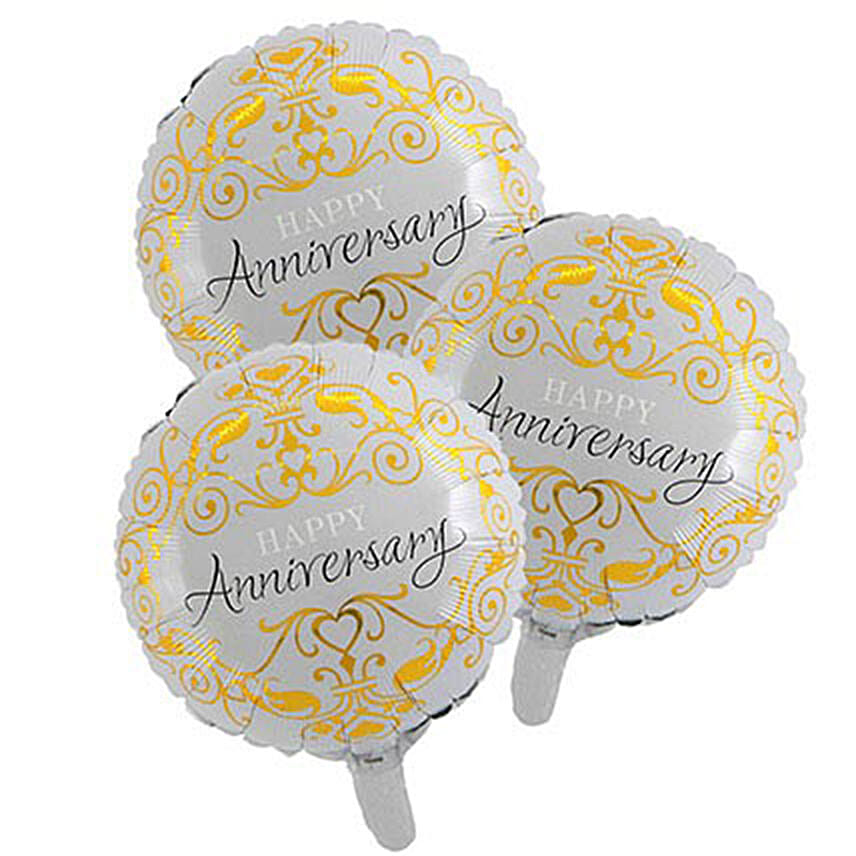 Happy Anniversary Foil Balloons