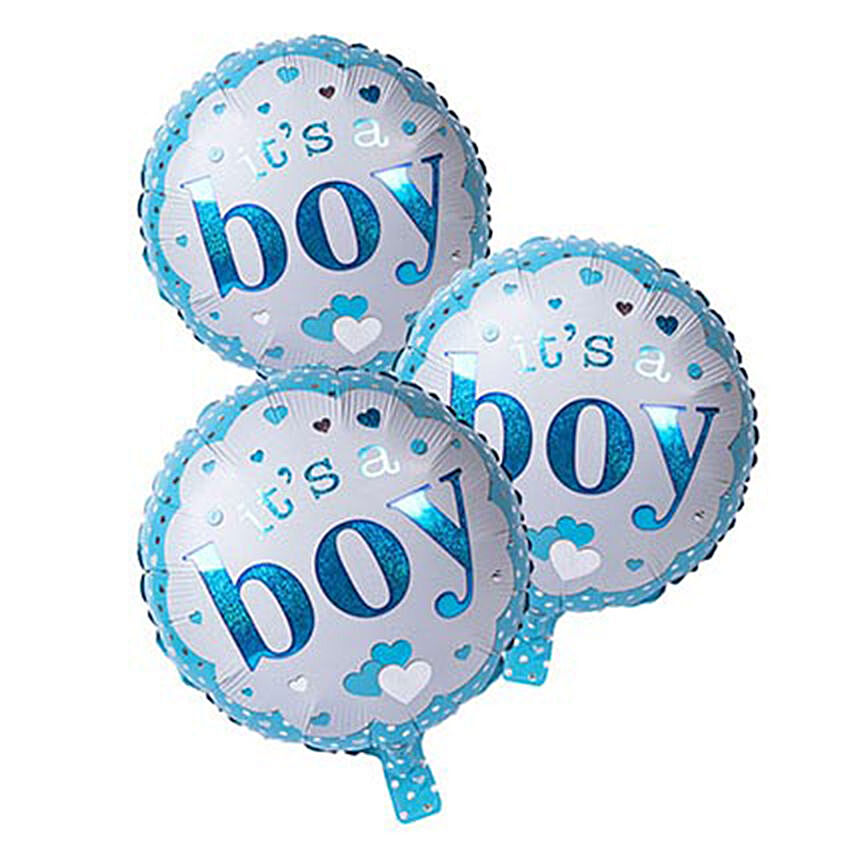 Its A Boy Foil Balloons