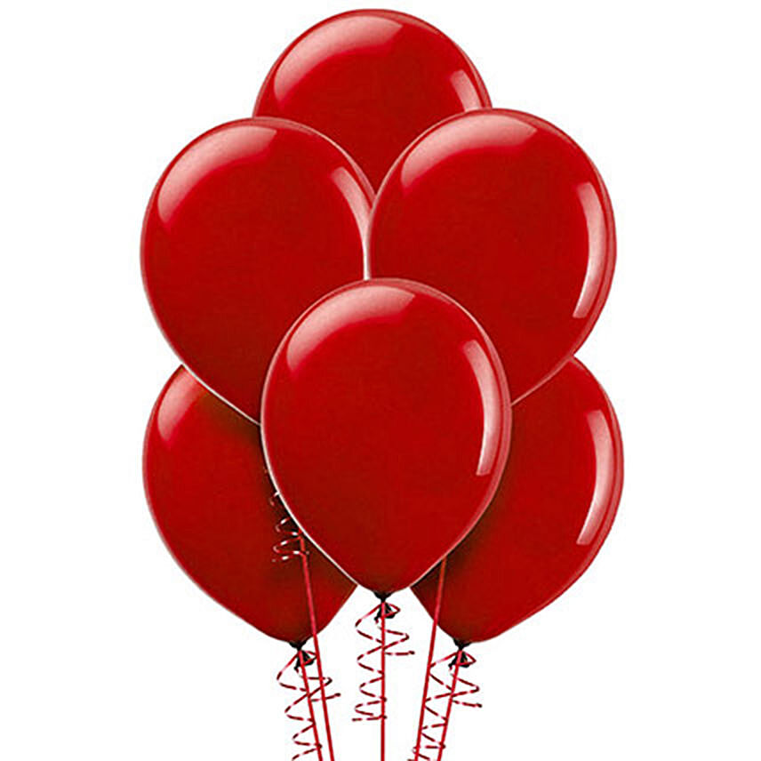 Red Helium Balloons