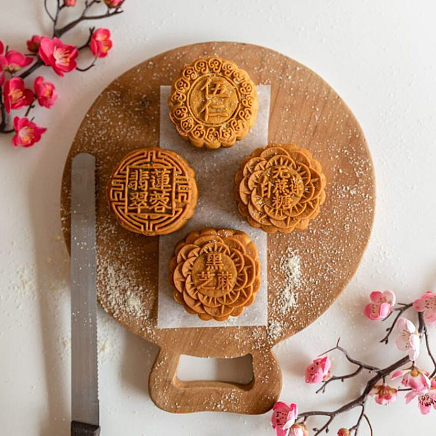 Mixed Box of 4 Moon Cakes