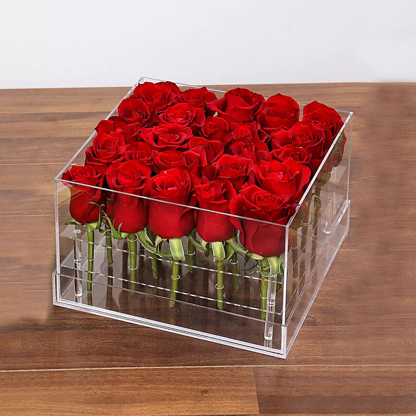 Dreamy Red Rose Box