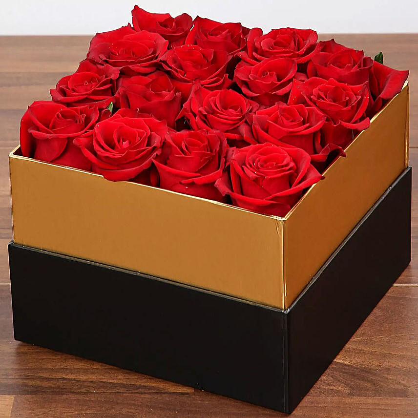 Lovely Red Rose Box