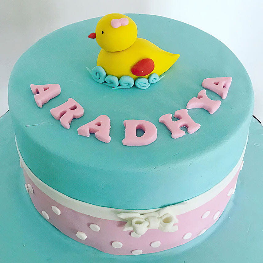 Adorable Duck Vanilla Cake 9 inches