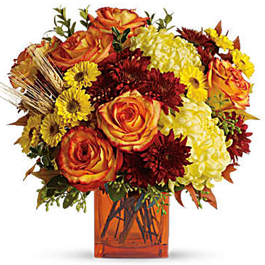 Exotic Mixed Floral Vase