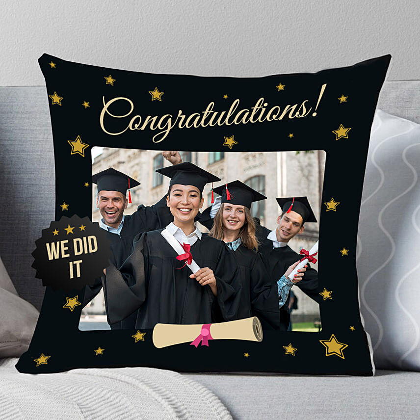 Congratulations Personalised Cushion