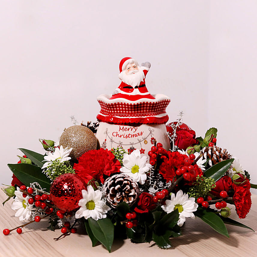 Christmas Wishes Flower Arrangement