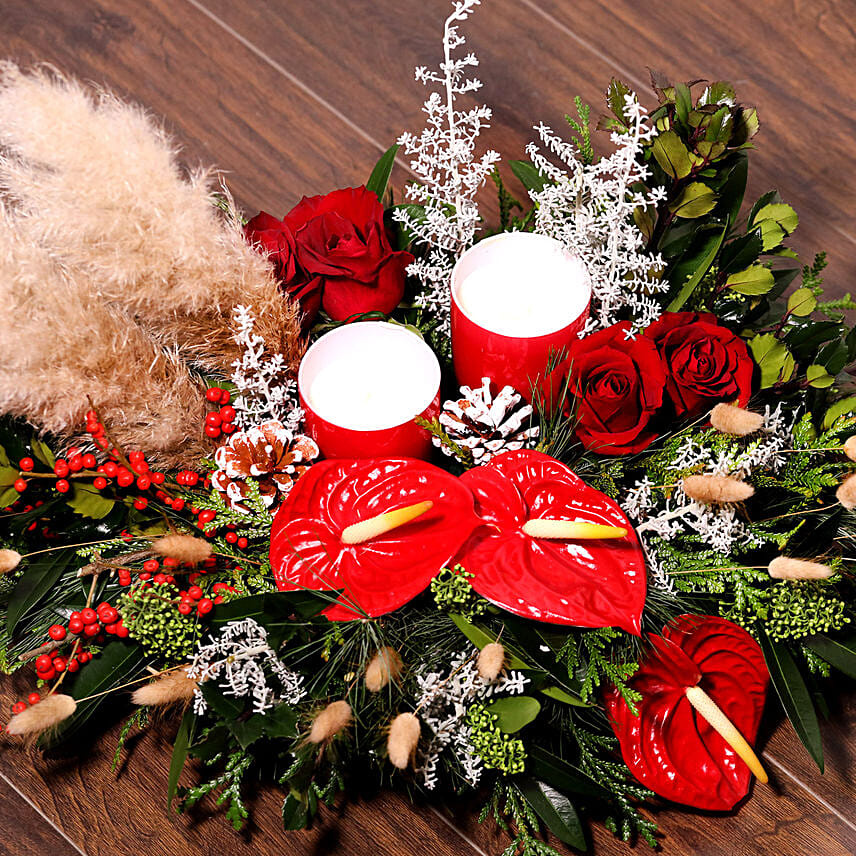 Xmas Special Center Table Flowers