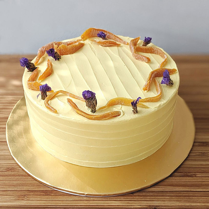 Brown Sugar Mango Frosting Cake- 10 Inches