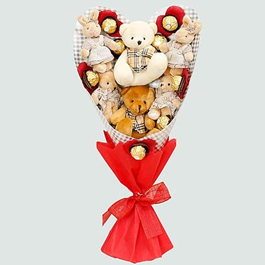 Ferrero Rocher and Teddy Bouquet