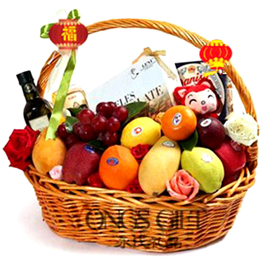 Traditional Chinese New Year Fruit Hamper