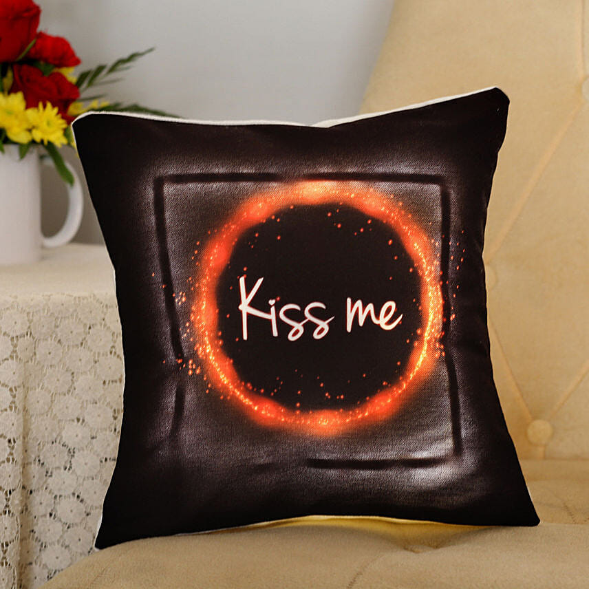 Kiss Me LED Cushion