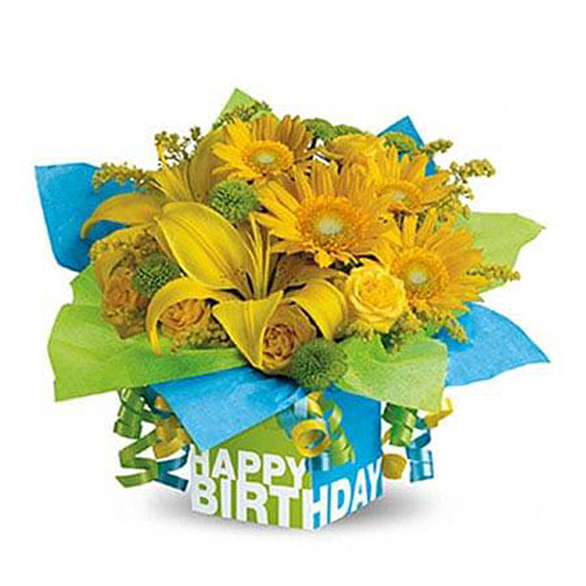 Sunny Birthday Arrangement