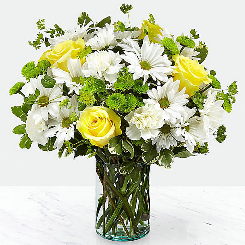 20 Happy Flowers Vase