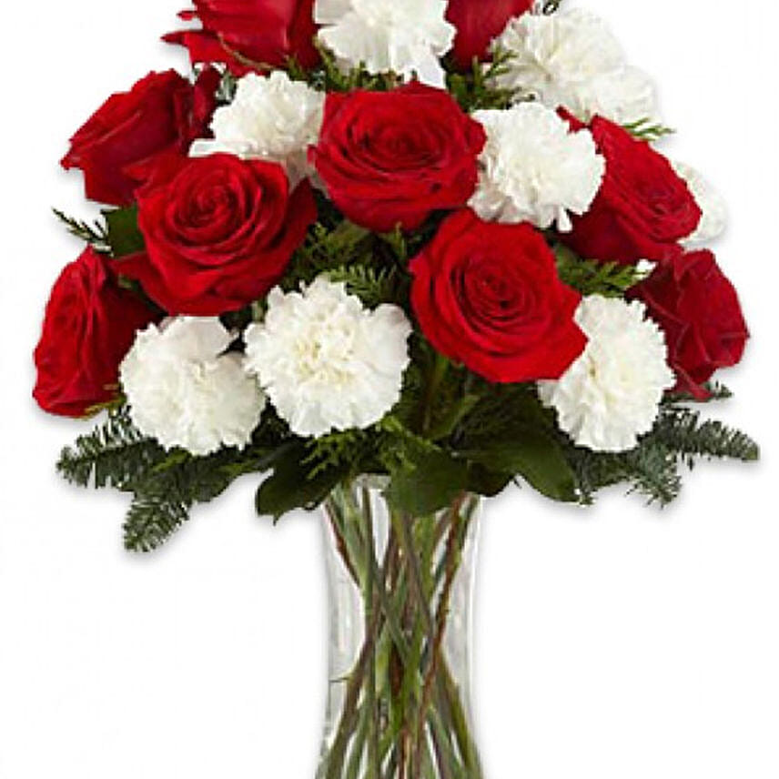 Carnations & Roses Beauty Delivery in Singapore - FNP SG