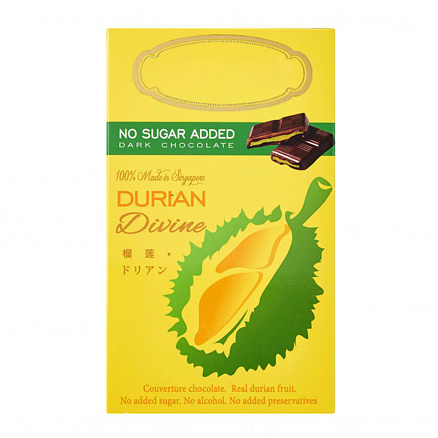 No Sugar Durian Chocolate Bar