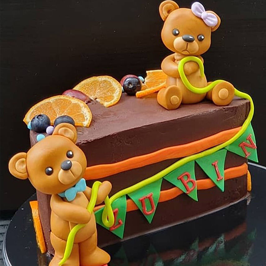 Teddy Bear Red Velvet Cake