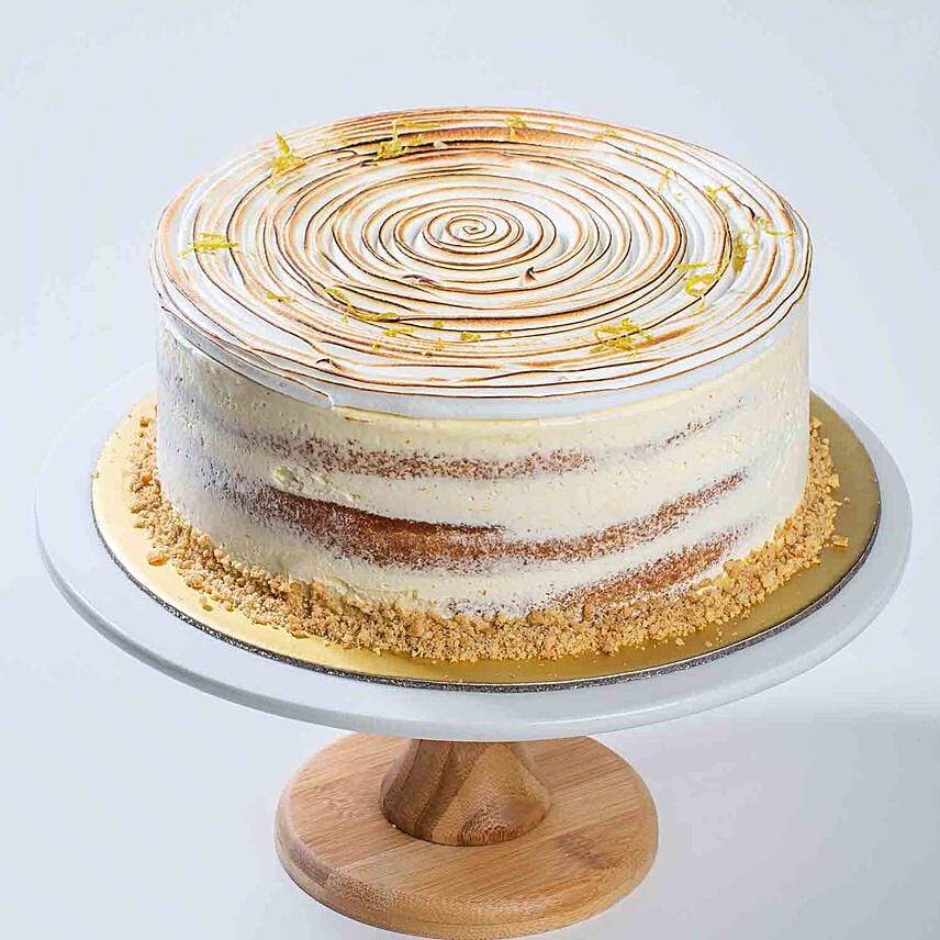 Citrus Meringue Swirl Cake 5 inches