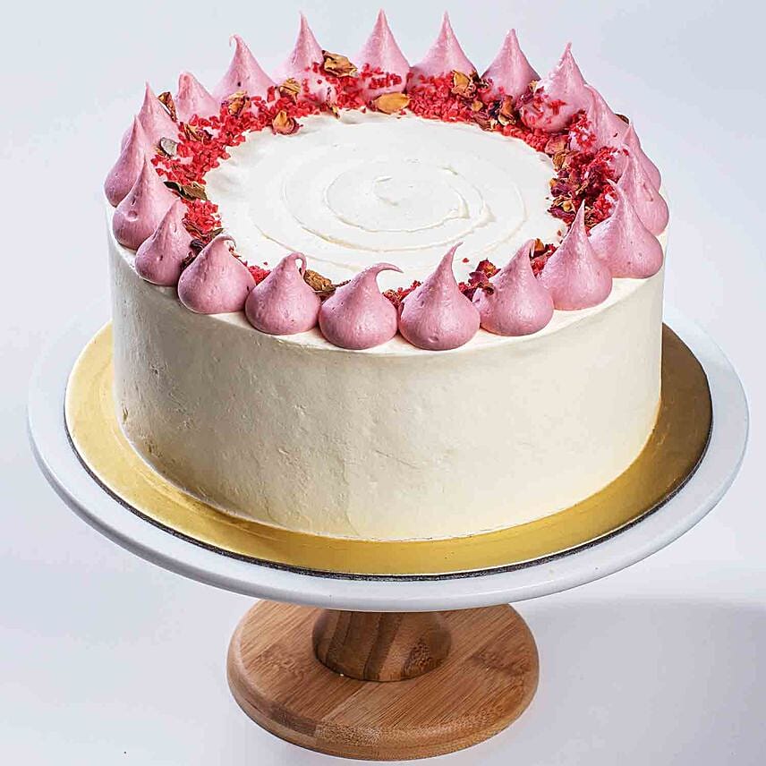 Raspberry Lychee Rose Cake 5 inches