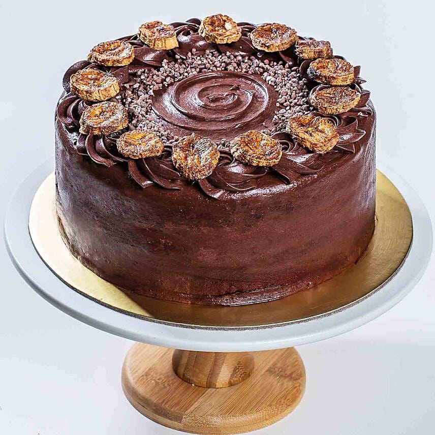 Roasted Chocolate Banana Cake 5 inches