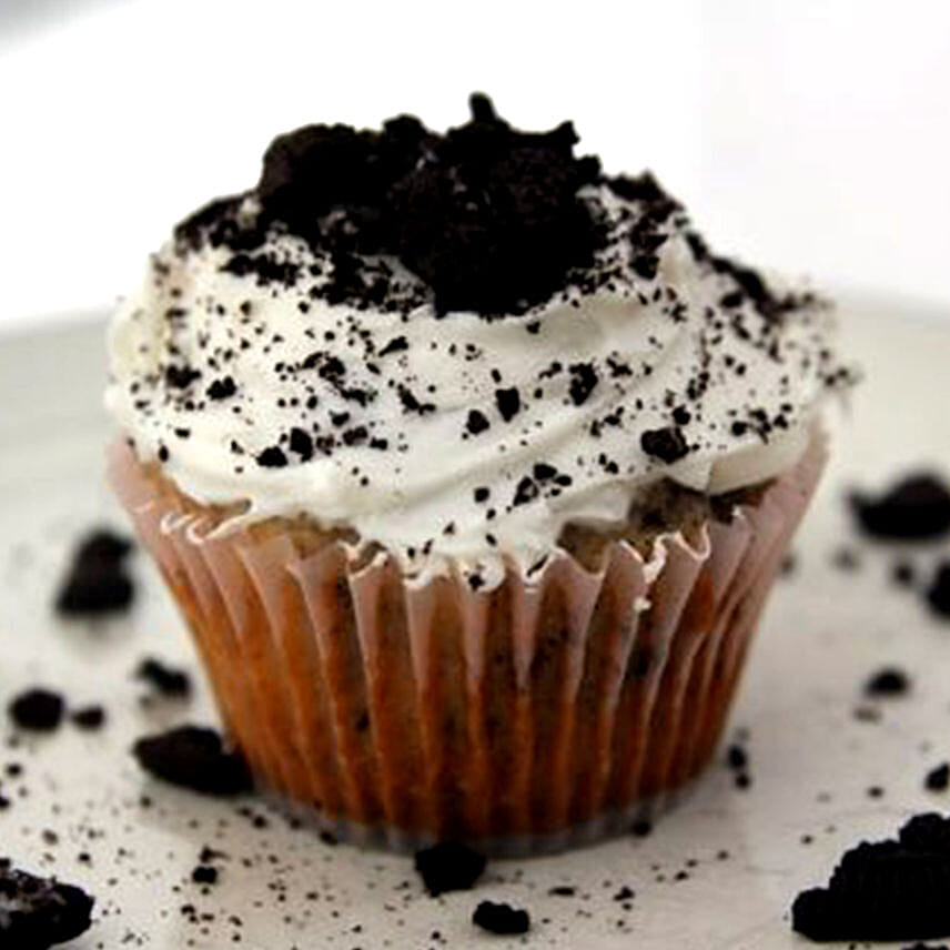 Oreo Cheese Cupcakes- 12 Pcs