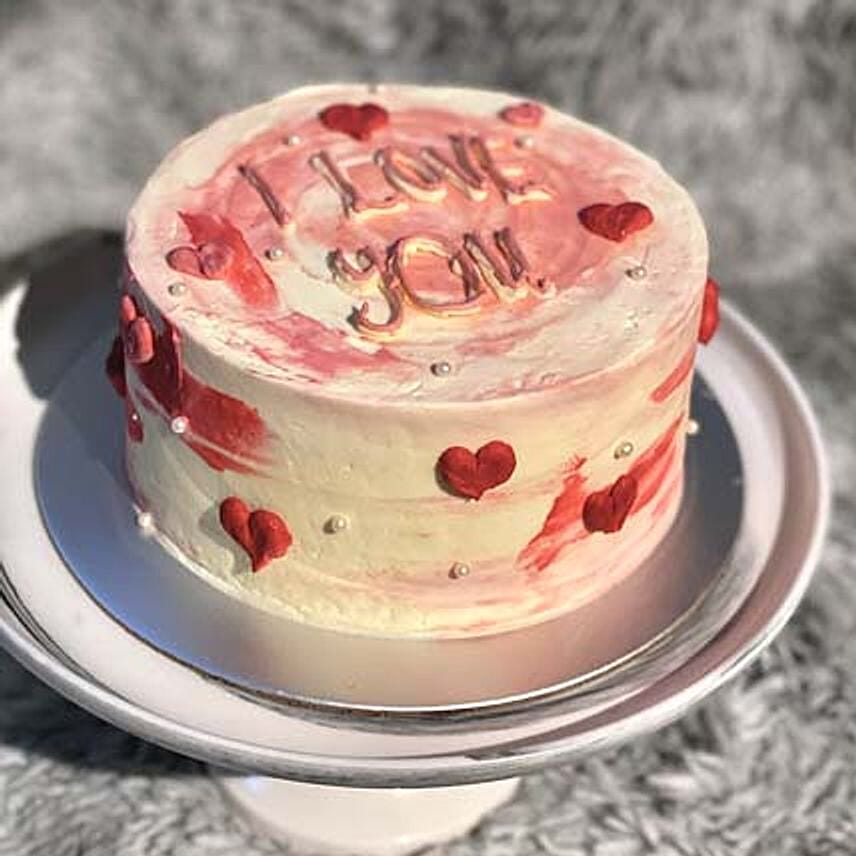 Expression Of Love Vanilla Cake- 6 inches