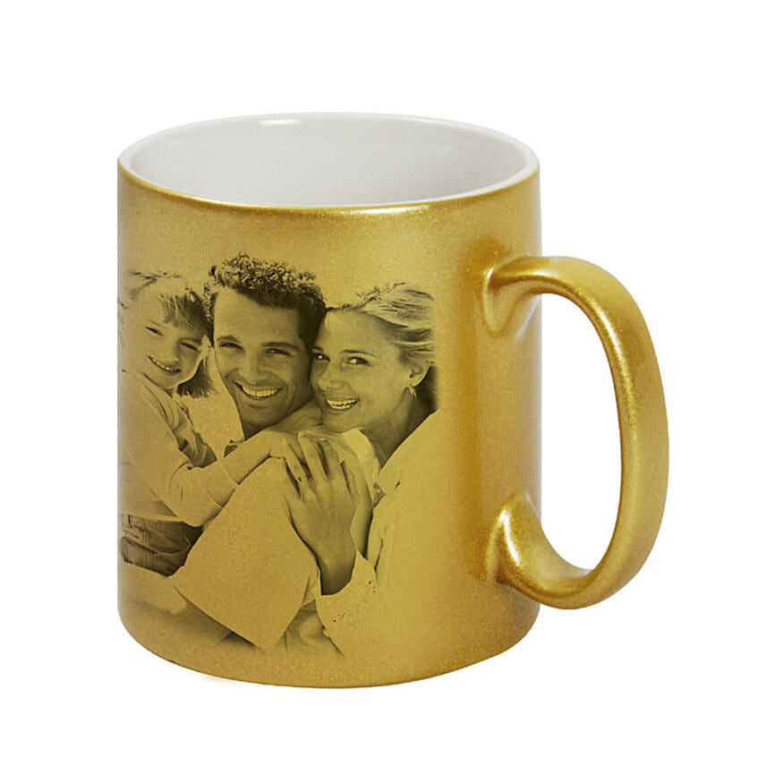 Golden Best Couple Personalised Mug