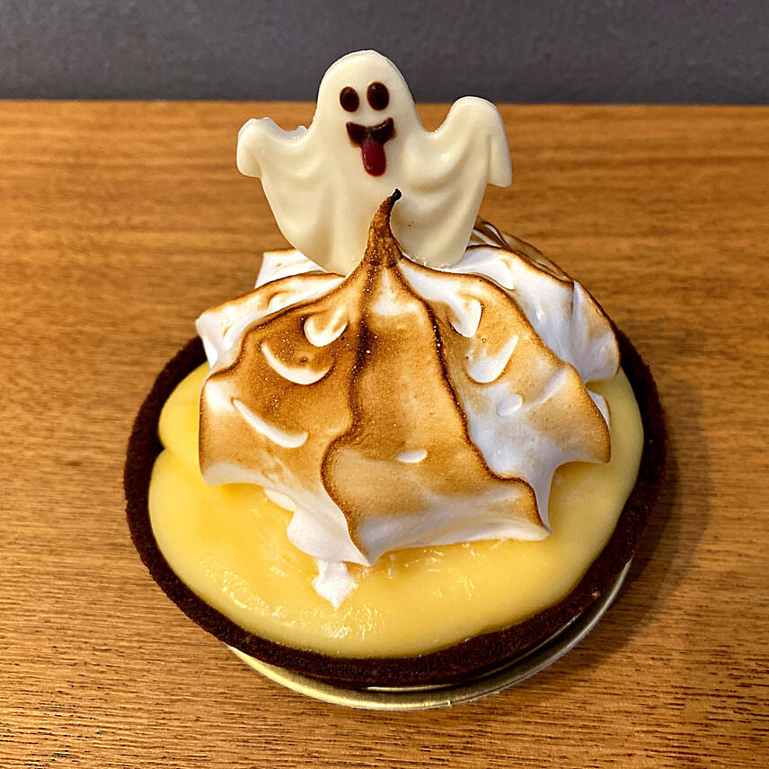 Spooky Citrus Meringue Tart