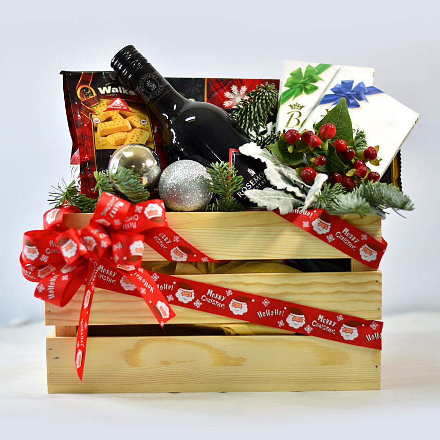 Warm Wishes Chistmas Holiday Gift Basket
