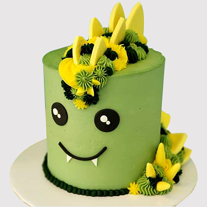 Adorable Dinosaur Truffle Cake