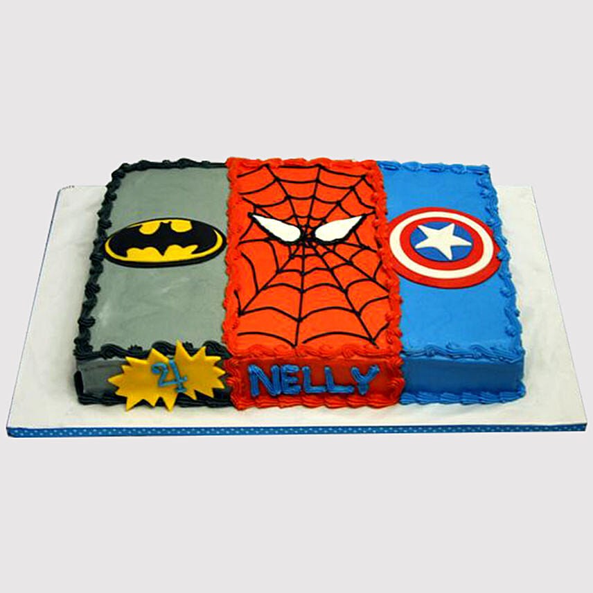 Avengers Cream Cake Vanilla