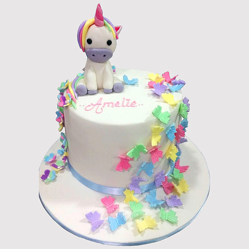 Baby Unicorn Black Forest Cake