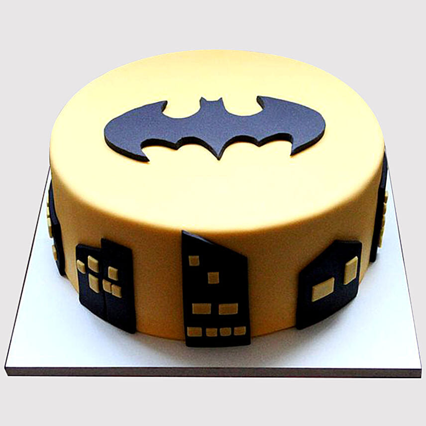 Batman Logo Black Forest Cake