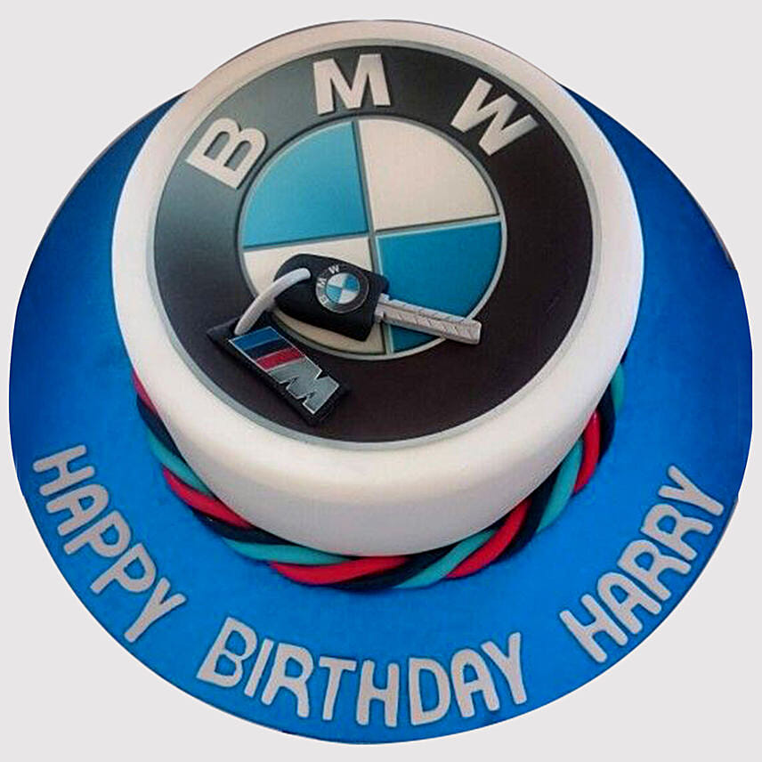 BMW Birthday Truffle Cake