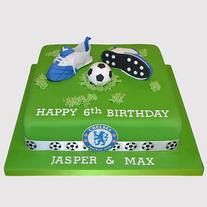 Chelsea F C Truffle Cake