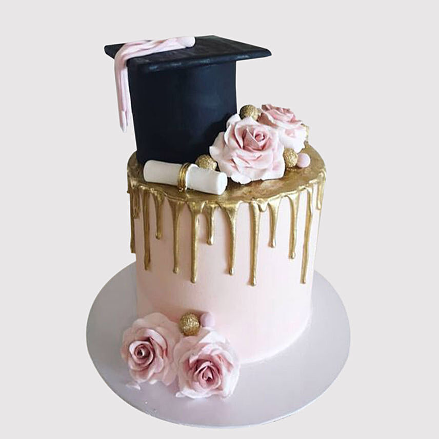 Congratulate On Graduation Vanilla Cake