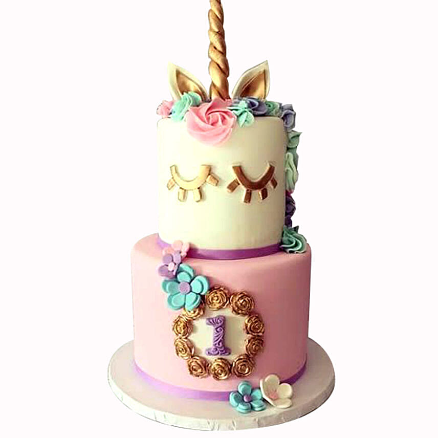 Designer Unicorn Vanilla Cake