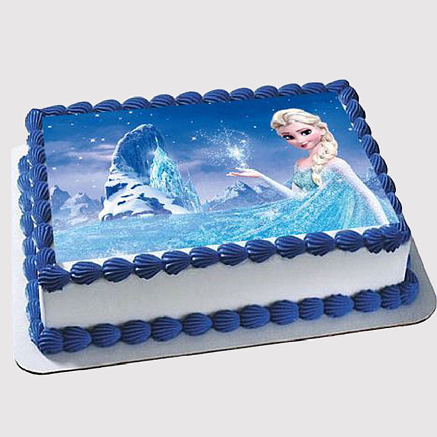 Elsa Butterscotch Photo Cake