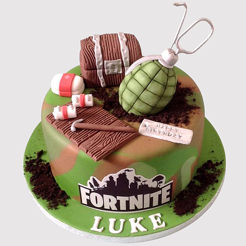 Fortnite Battle Butterscotch Cake