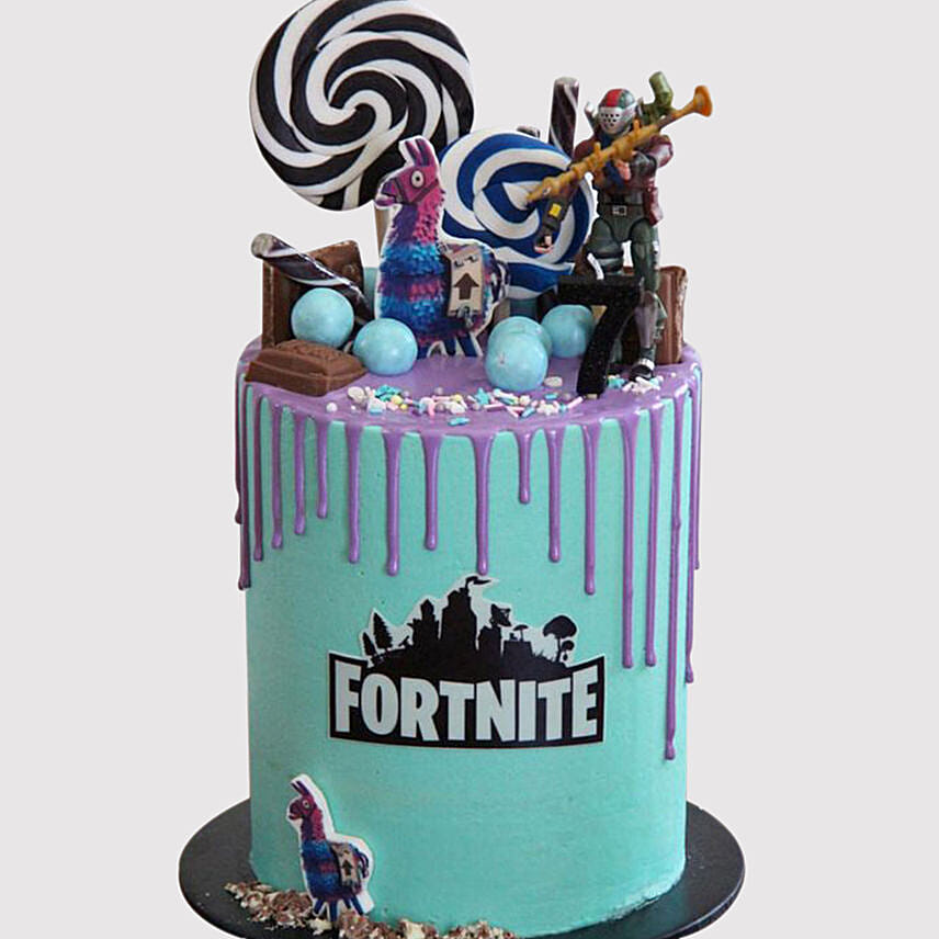 Fortnite Fondant Black Forest Cake