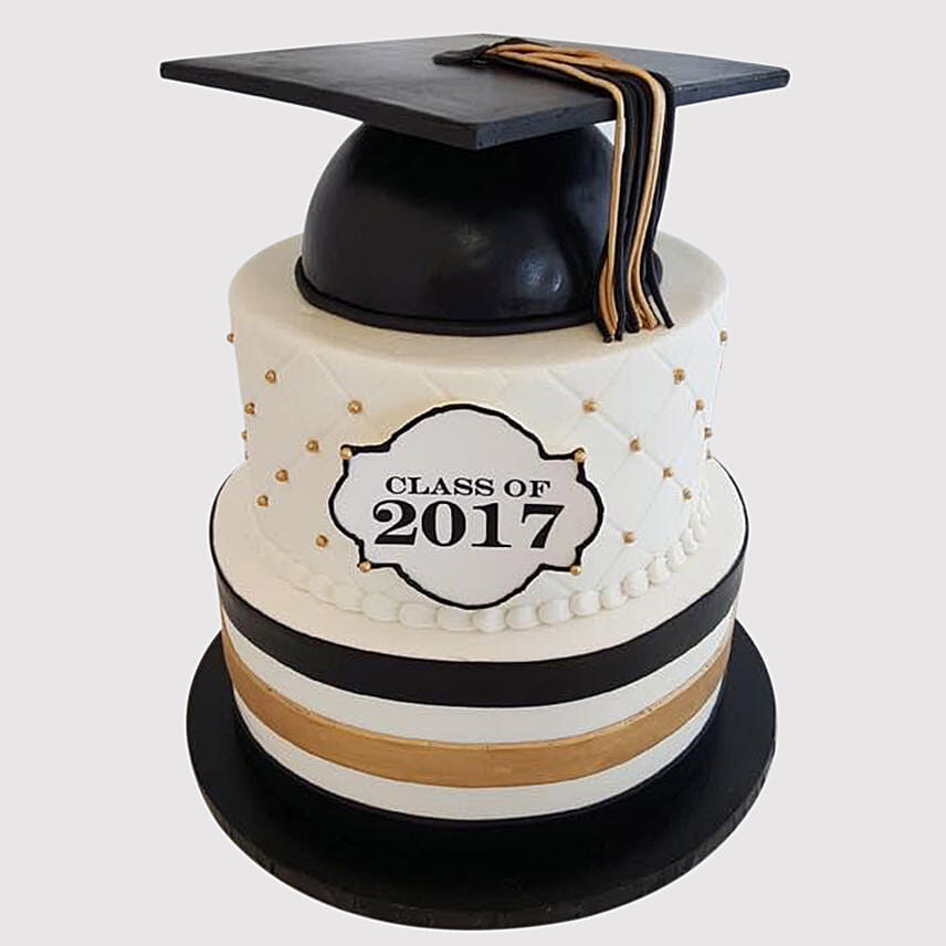 Graduation Hat Black Forest Cake