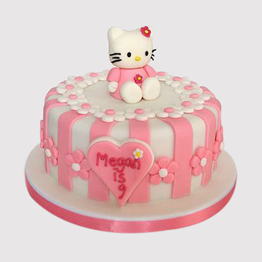 Hello Kitty Fondant Truffle Cake