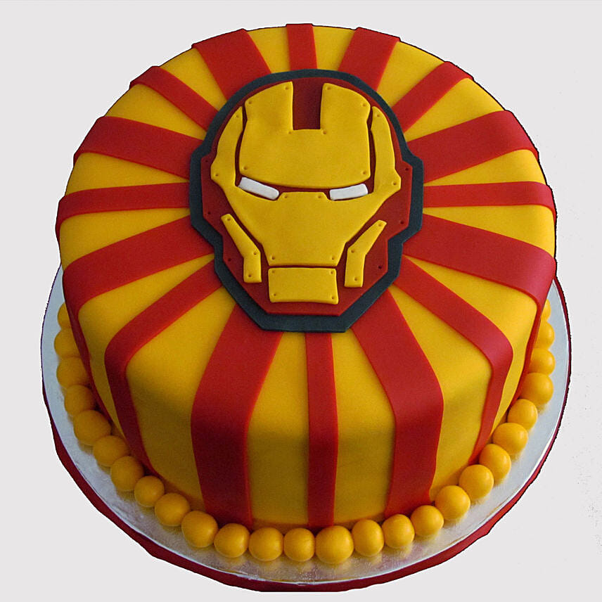 Iron Man Black Forest Cake