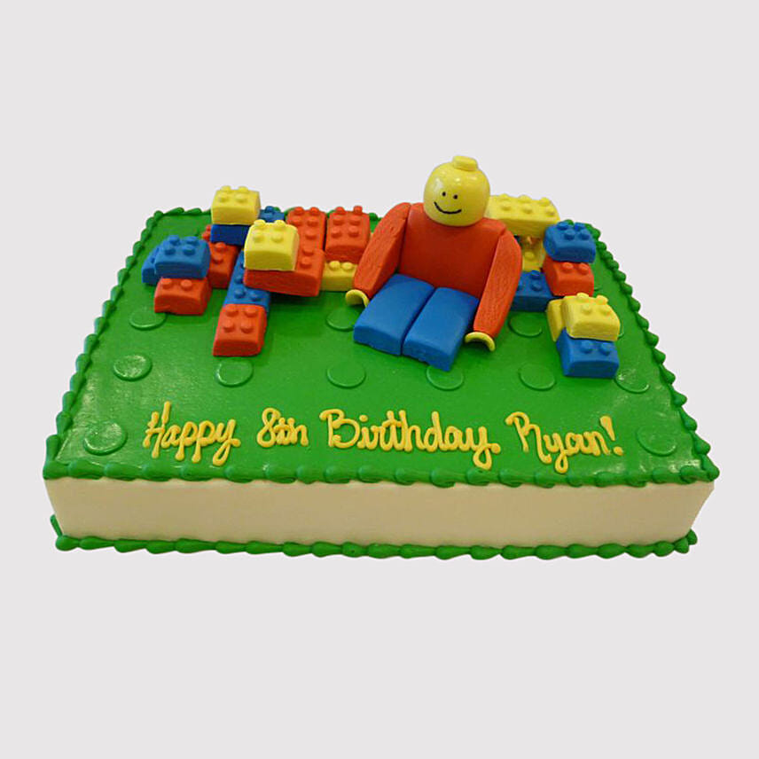 Lego Blocks Black Forest Cake