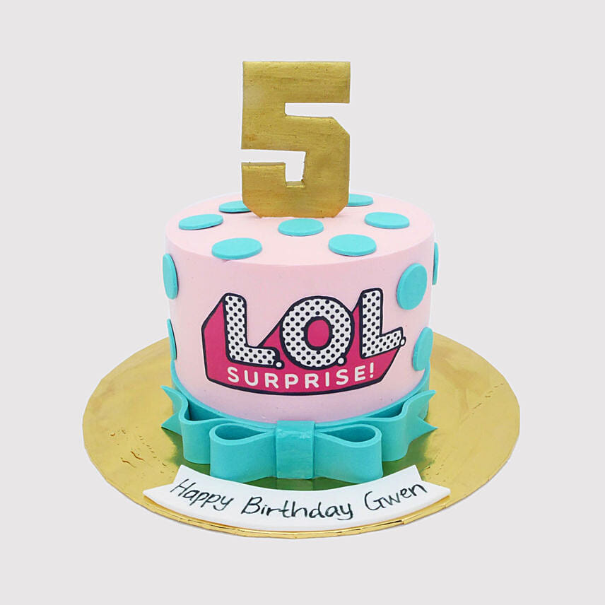 Lol Surprise Themed Vanilla Cake