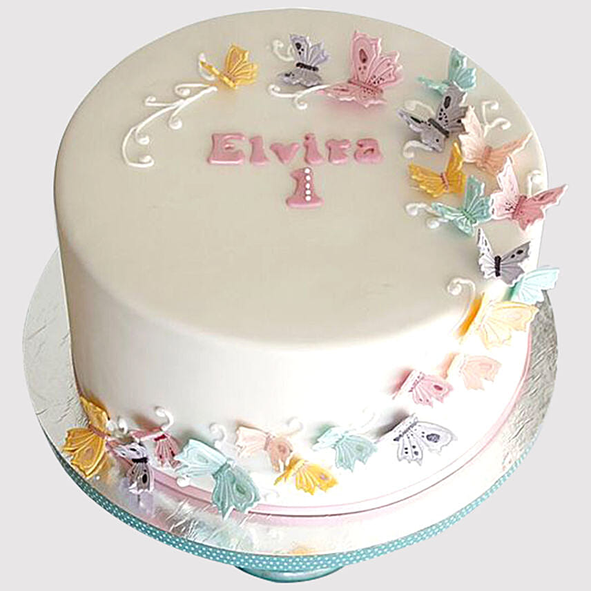 Magical Butterflies Black Forest Cake