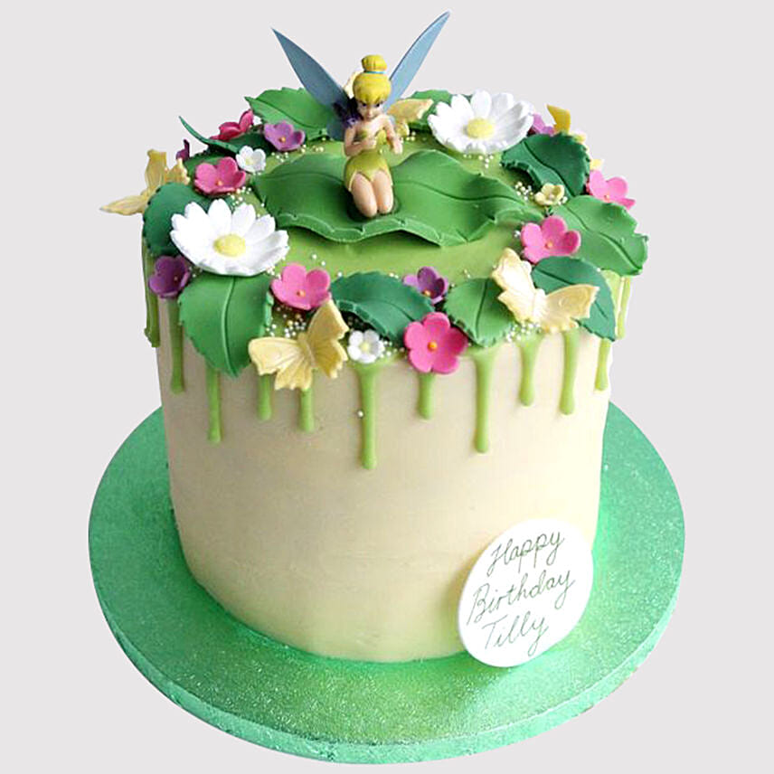 Magical Tinker Bell Truffle Cake