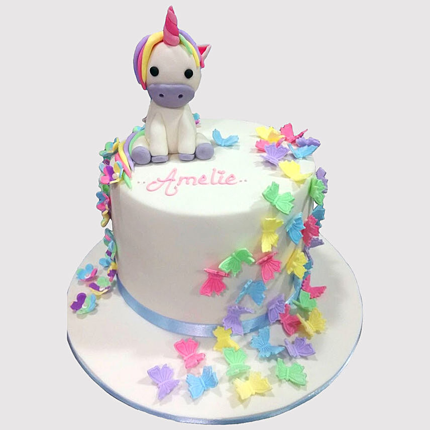 My Little Pony Unicorn Vanilla Cake