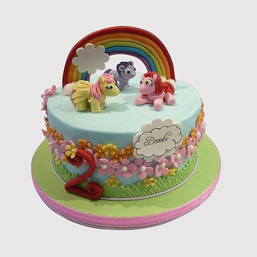 My Little Pony Vanilla Cake