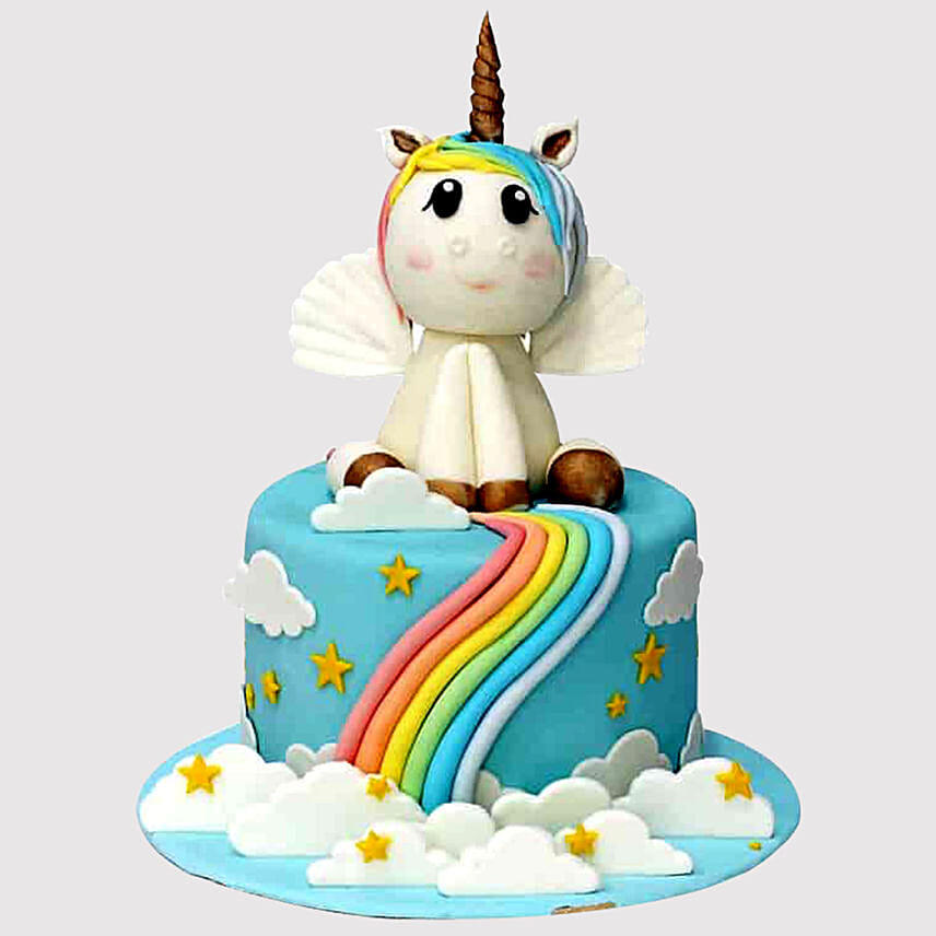 Mystic Unicorn Truffle Cake